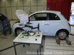 Abgas Test für Autogas Fahrzeuge